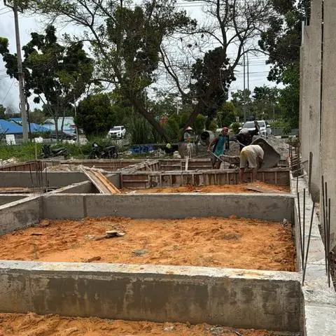 Dokumentasi lapangan pekerjaan konstruksi PT. Atra Jaya Lestari